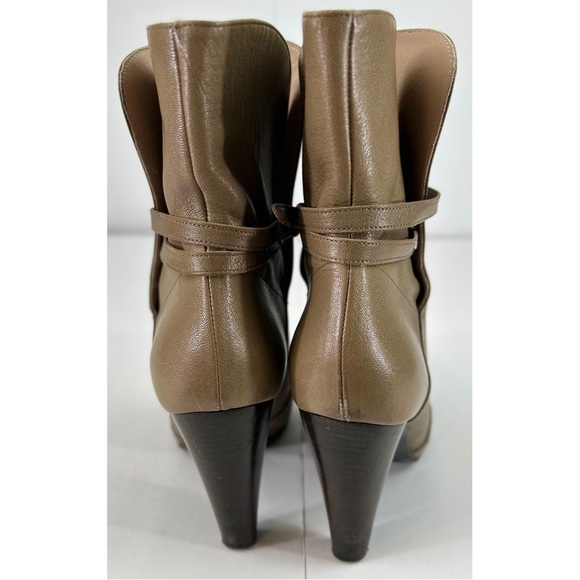 L'Autre Chose Leather Ankle Boots w/Wrap Around Buckle  Strap, Sz 39 EU / 8.5 US - Picture 4 of 8